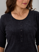 Лонгслив ЛНк-005/черный-варенка