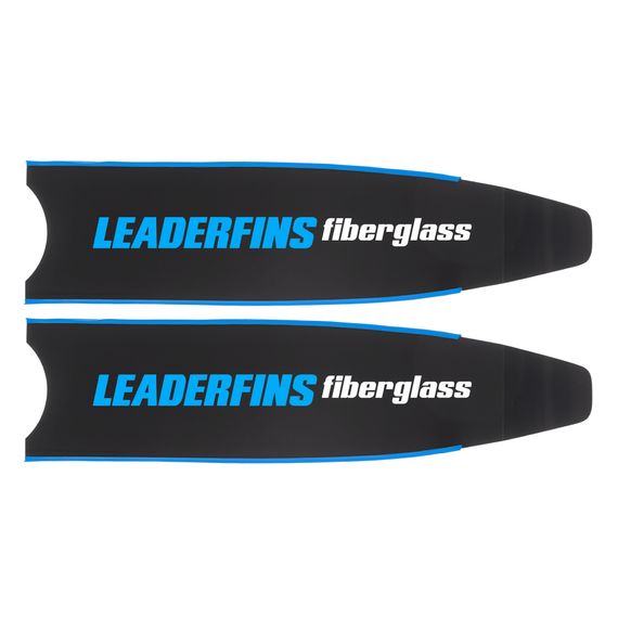 Лопасти Leaderfins Abyss Pro стеклотекстолитовые без наклейки 33° синяя отбортовка