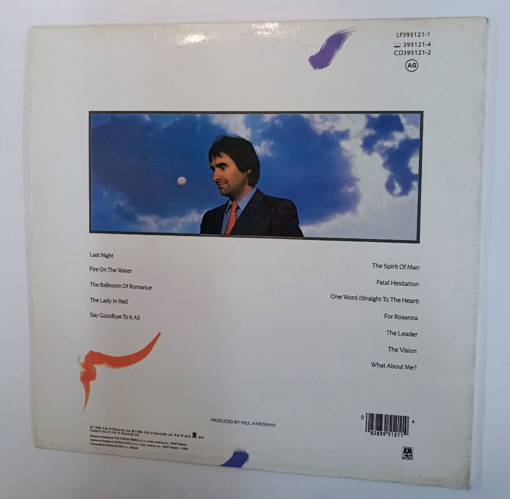 Винтажная виниловая пластинка LP Chris de Burgh Into The Light (Spain 1986)