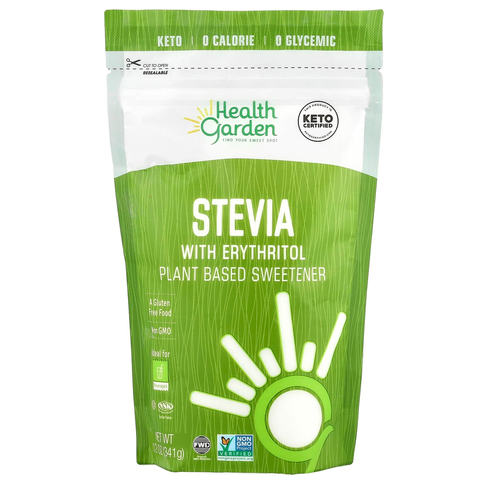 Health Garden, Стевия с эритритолом, 341 г (12 унций)