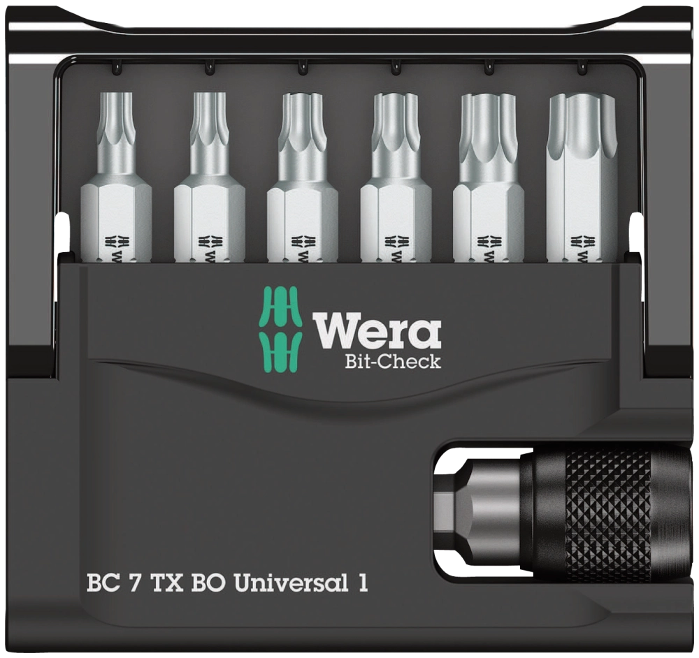 Набор бит Bit-Check 7 TX BO Universal 1 Wera 05056158001