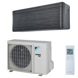 Кондиционер Daikin Stylish FTXA20BT/RXA20A Inverter. Цвет: Панель цвета чёрного дерева, корпус чёрный