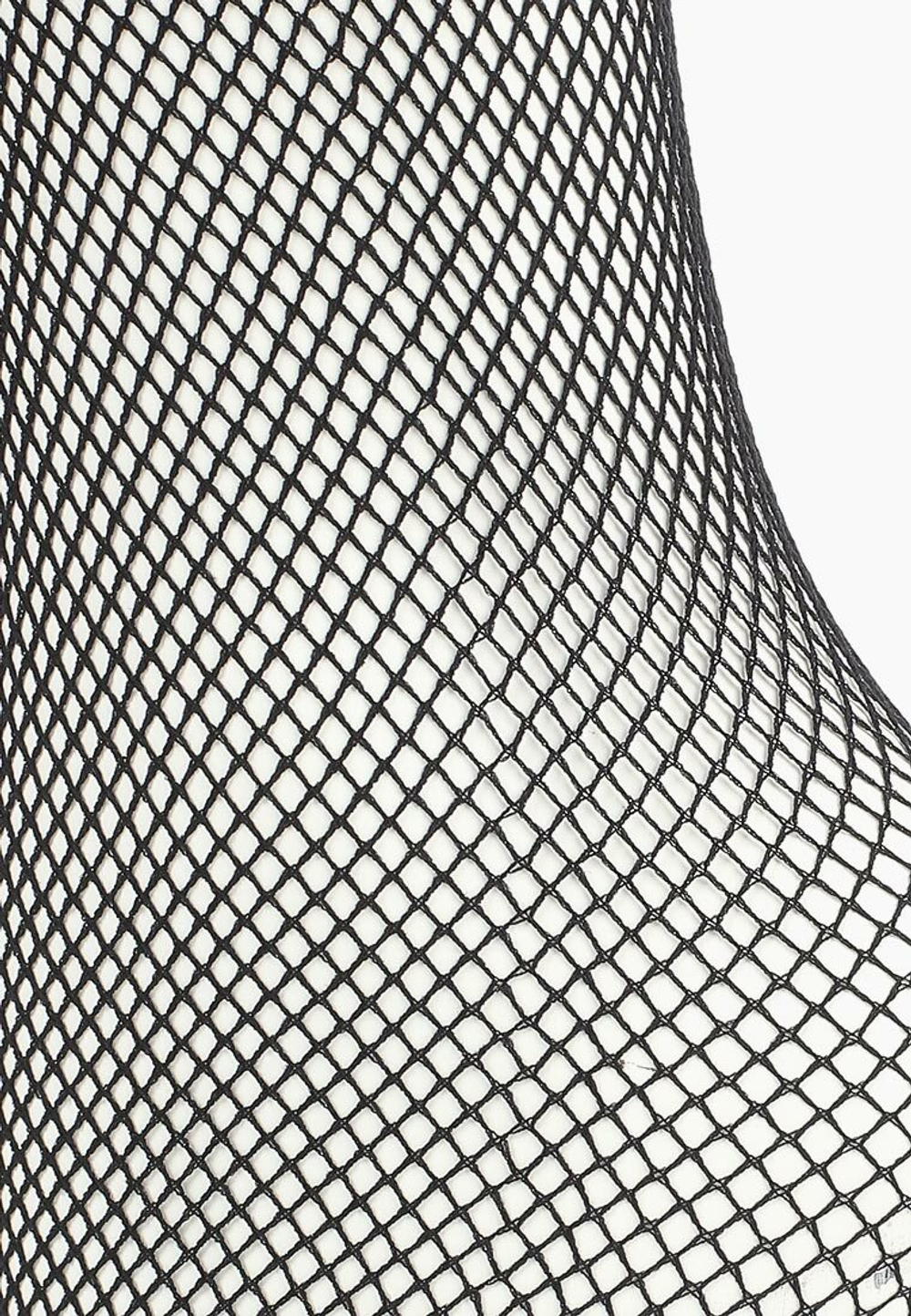 Чулки Le Frivole с красной кружевной резинкой черные S/M