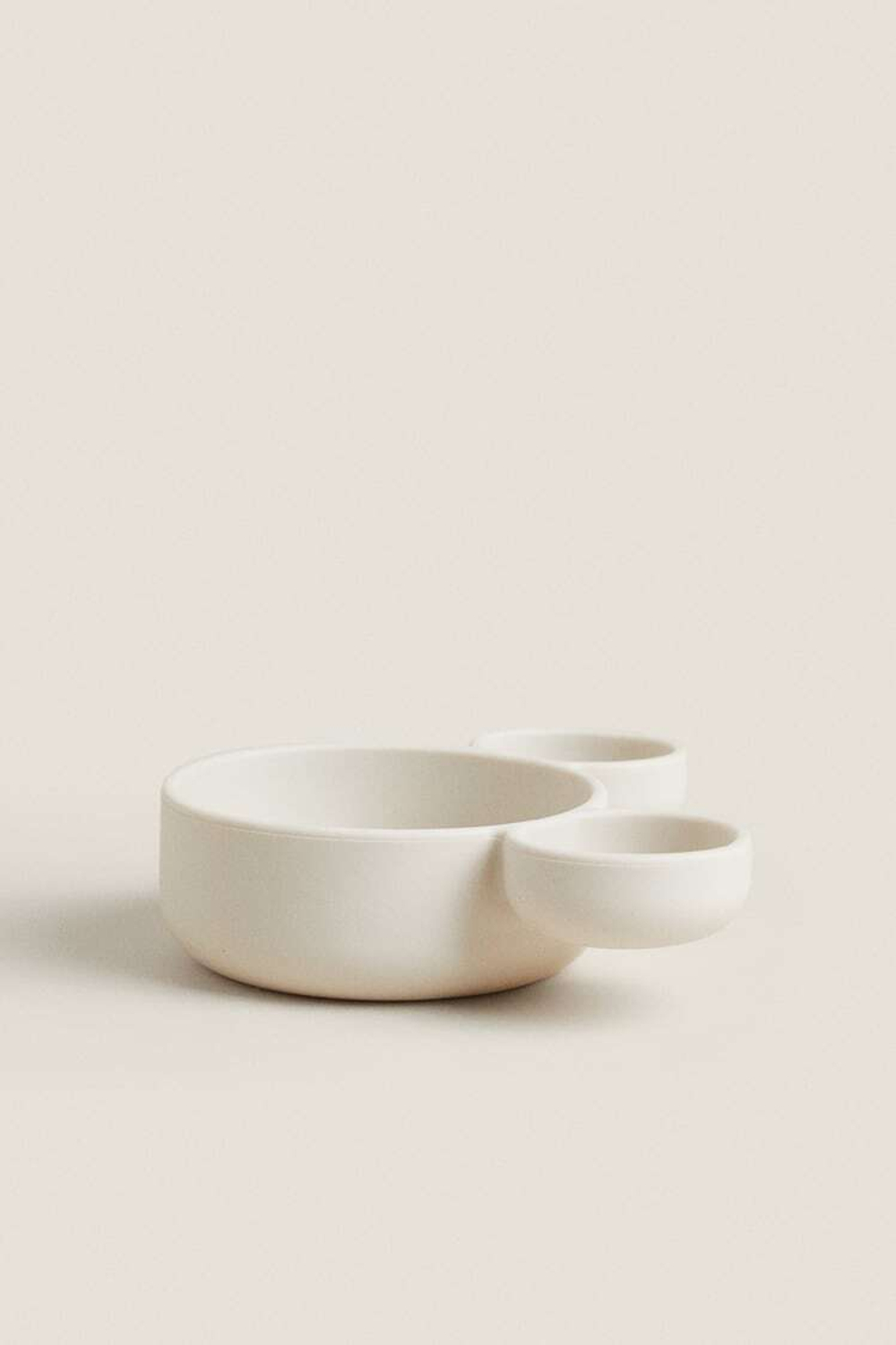 ZARA HOME СИЛИКОНОВАЯ ТАРЕЛКА МИККИ МАУС © DISNEY, КРЕМОВЫЙ