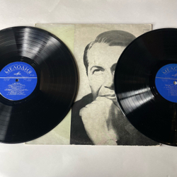 Винтажная виниловая пластинка LP Марк Бернес Избранные Песни (СССР 1973) (Журавли, Любимый Город, С Чего Начинается Родина и др)