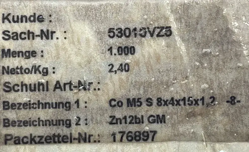 Гайка комбинированная шестигранная с подвижной шайбой М4. 10 штук. Сталь, оцинкованная, класс прочности 8. Шайба: несъемная, подвижная. BOLLHOFF - Германия