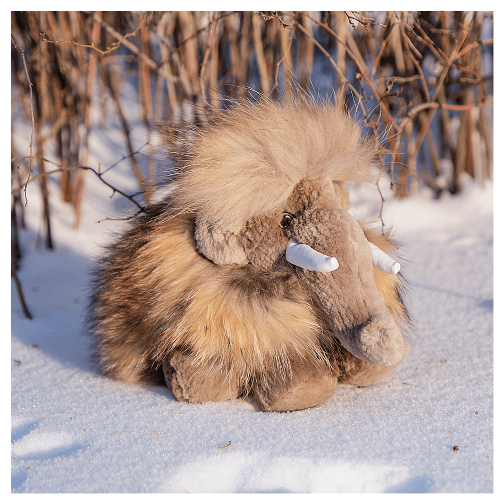 Мягкая игрушка из меха «Мамонтенок»