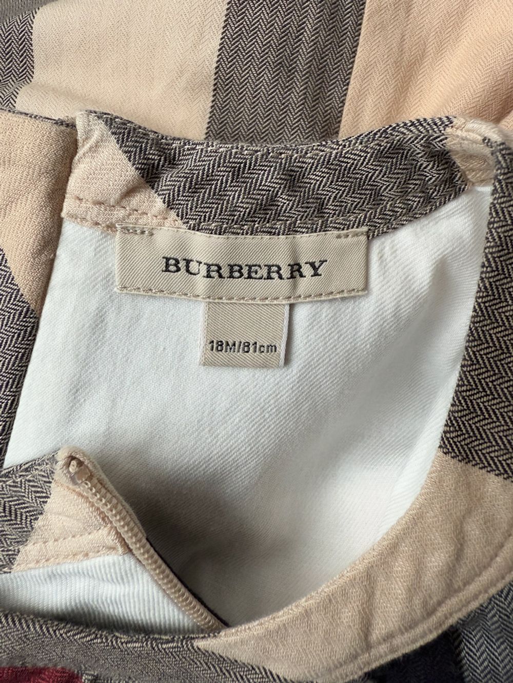 Хлопковое платье Burberry, 80