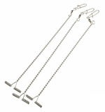 Отвод с застежкой ST-4044-090, 3 штуки, 9 см, 15 кг