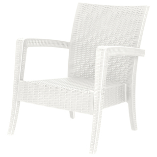 Кресло-диван "RATTAN" от Ola Dom. Цвет: Белый.