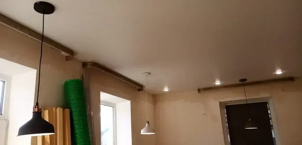 Натяжной потолок комплект 400*500, полотно MSD Classiс, Матовый потолок своими руками