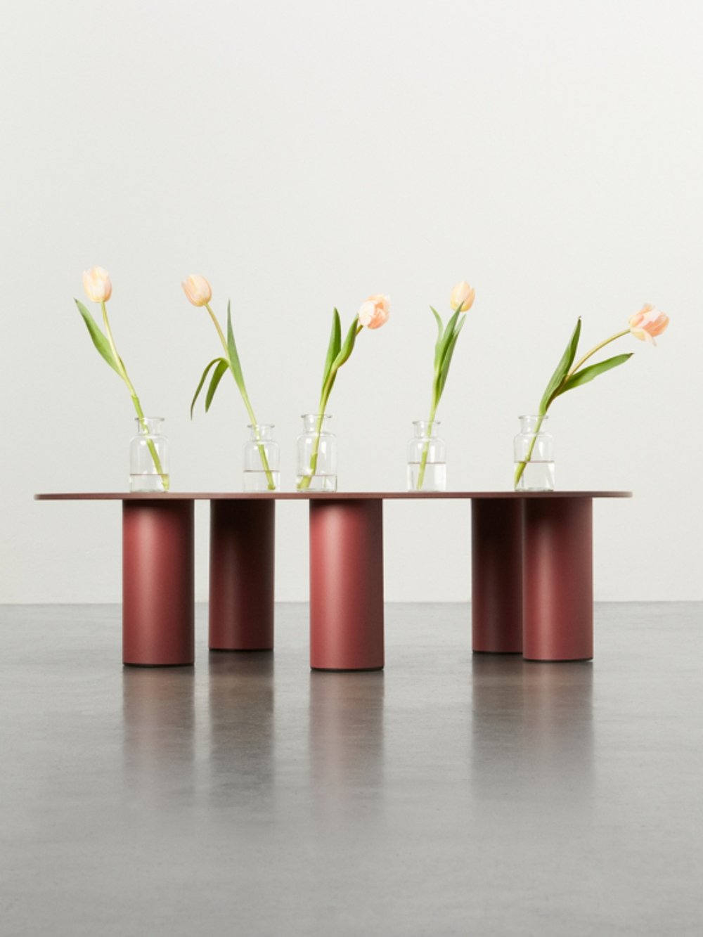 Столик ламинированный кофейный Scab Design Hyppo, карминный красный