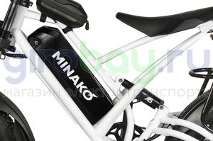 Электровелосипед Minako FOX-S 2.0 (48v/23Ah) Спицы - Белый