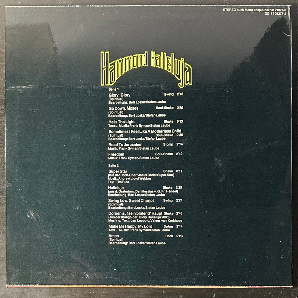 The Golden Hammonds Of Our Lord – Hammond Halleluja (Германия 1972г.)