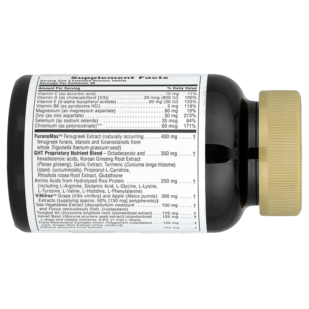 NaturesPlus, Ultra GHT Male™, 90 таблеток с замедленным высвобождением