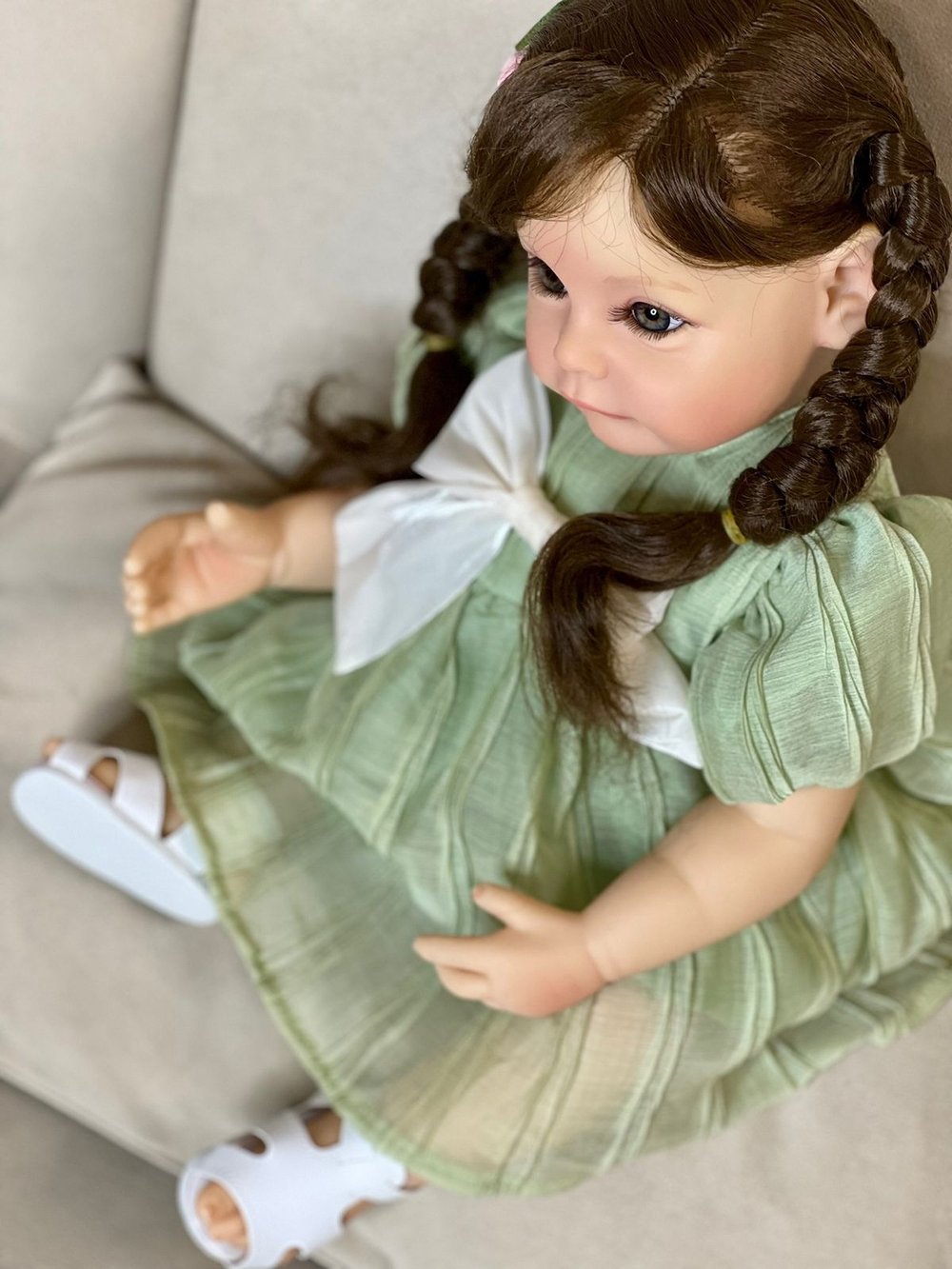 Кукла Реборн виниловая 55см в пакете (FA-381)