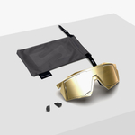 Спортивные очки c диоптриями Scicon Aerostorm Multi Mirror Gold