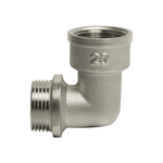 Уголок 3/4'' вн/нар с ограничением никель