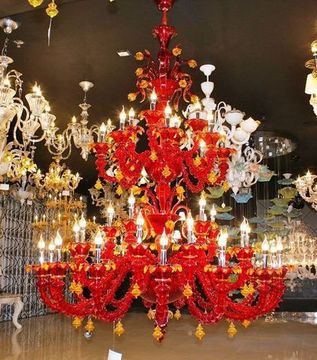 murano chandelier  ARTE DI MURANO 12-18  by Arlecchino Arts ( HK)