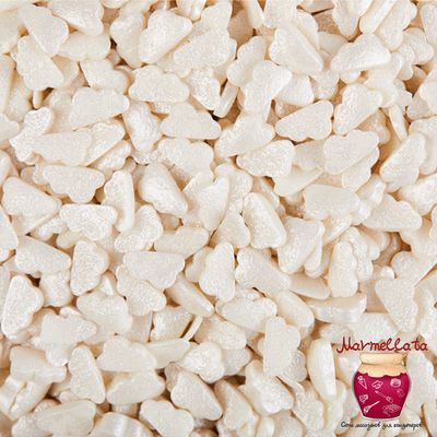 Посыпка "Облака белые перламутровые", 75 гр.