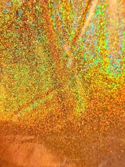 Блёстки Глиттеры 803-1.0мм - Тёмное золото голографик - универсальные