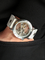 Часы скелетоны механические Power White YOURTIME