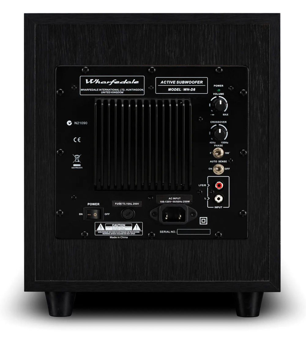 Wharfedale WH-D8 Black Wood (черное дерево) активный сабвуфер