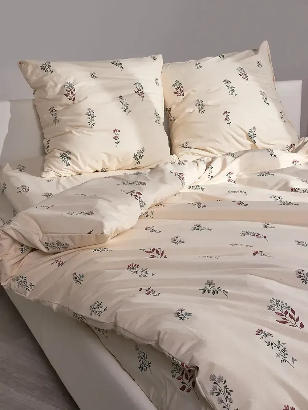 Наволочка комплект 2шт перкаль Сказка "Гербарий Эко" 50x70 см на молнии