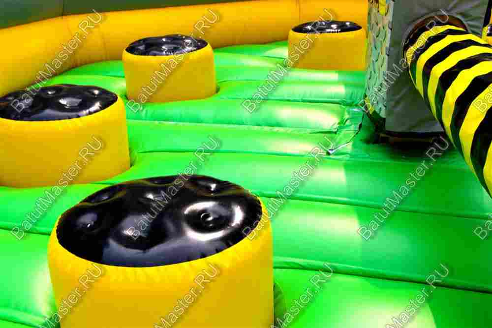 Коммерческая надувная игра "Увернись от палки" (Melt Down) 7*7*1.5 м