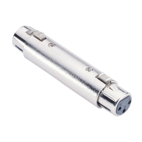 Adam Hall 7860 - адаптер XLR (F) - XLR (F), серебристый
