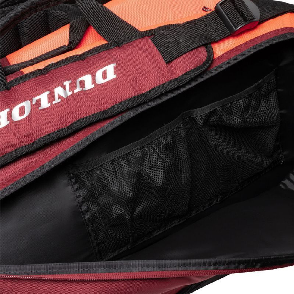 Теннисная сумка Dunlop D SAC CX PSA 12 RKT - black/red