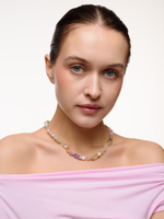 Колье "Bloom colour" Silver