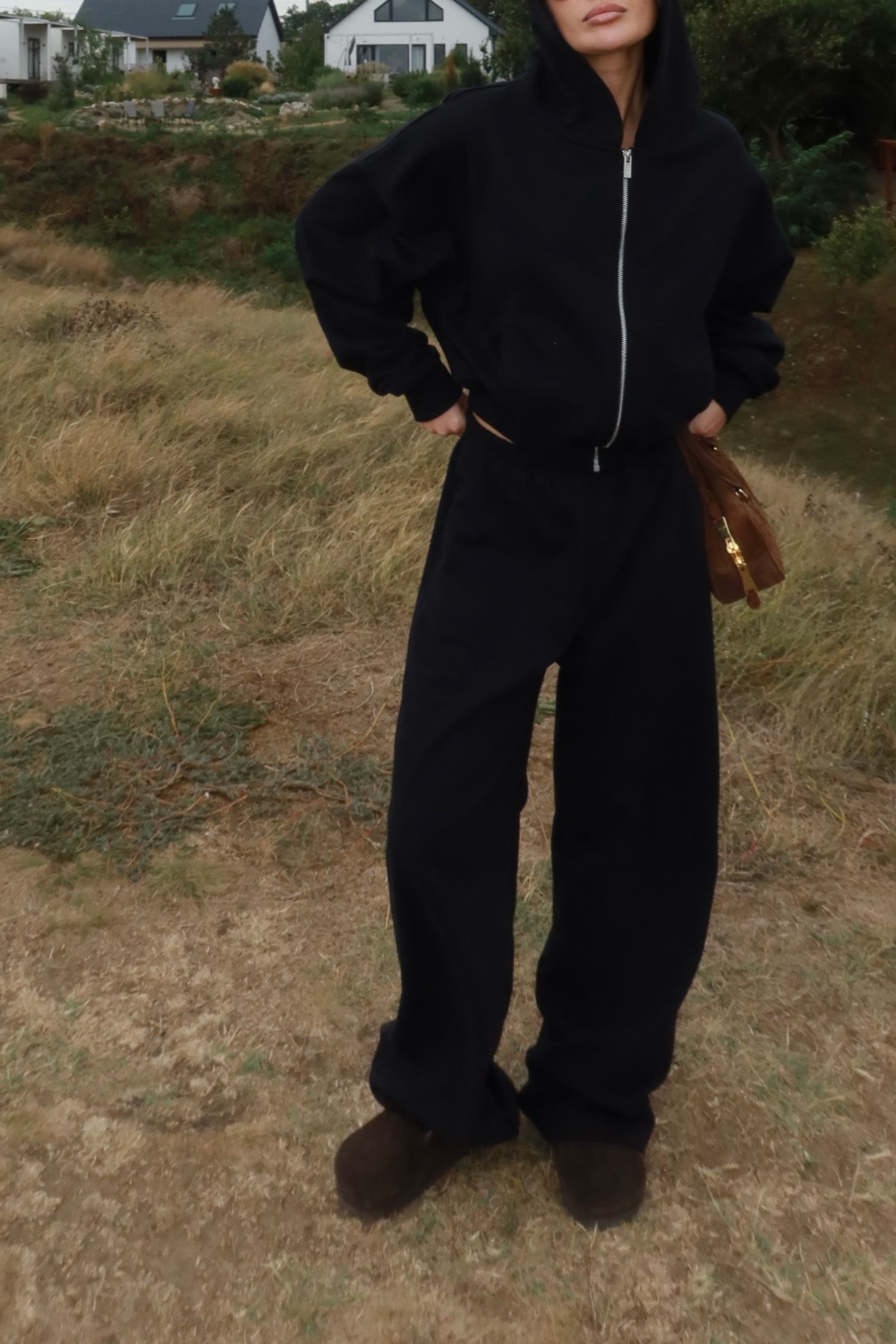 брюки introvert, чёрный