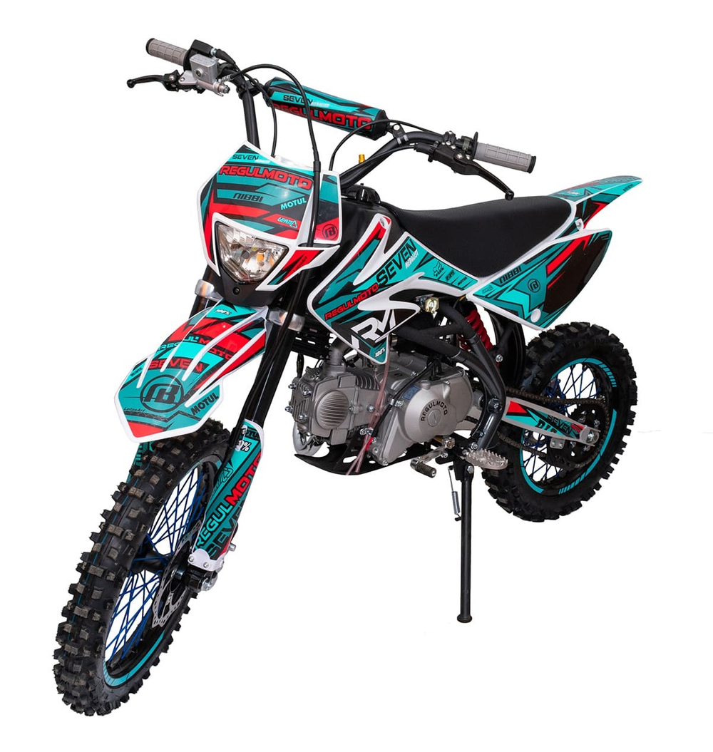 Питбайк Regulmoto SEVEN MEDALIST 17/14 черный/синий