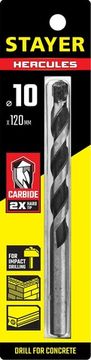 STAYER Hercules, 10 x 120 мм, cверло по бетону, Professional (2915-120-10)
