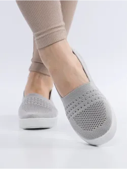 Мокасины летние текстильные