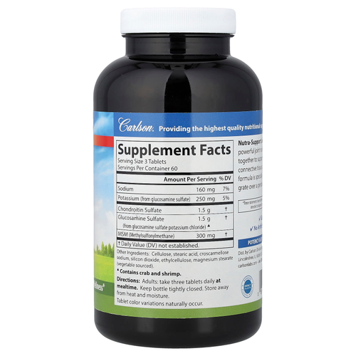 Carlson, Nutra-Support Joint, 180 Tabs