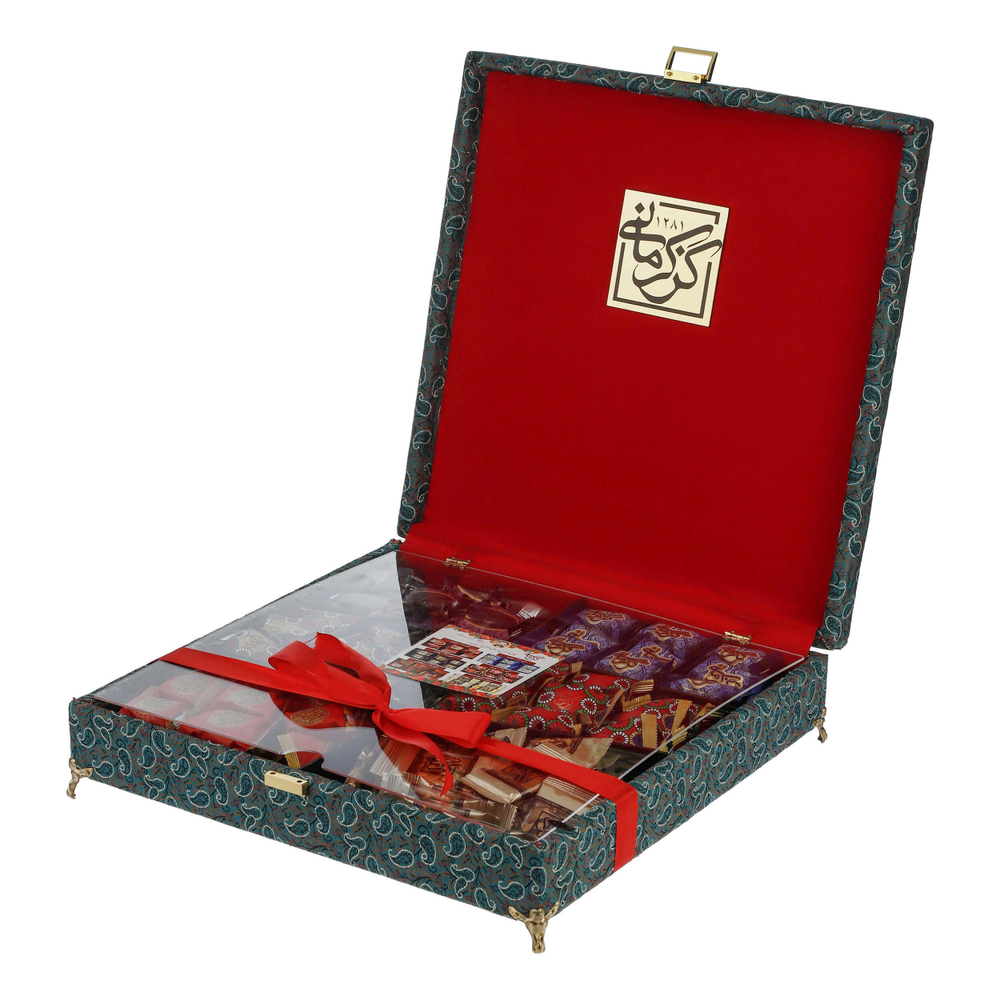 Ассорти гяза Kermani Gaz 800 гр подарочный бокс терме 181220284 Иран