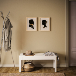 IKEA BILD  (ИКЕА БИЛД)  -  Плакат, Он и Она, 30x40 см