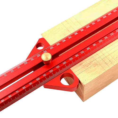 Линейка разметочная 600 мм с подвижной базой Woodwork RUL-60T