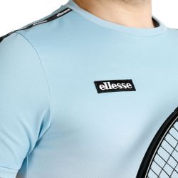 Мужское теннисное поло Ellesse Macina T-Shirt Men - Light Blue, White
