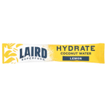 Laird Superfood, Hydrate Coconut Water, смесь для приготовления электролитов, лимон, 10 пакетиков по 9 г (0,3 унции)