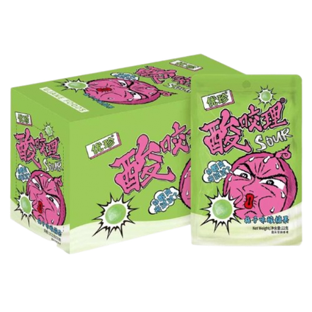 Кислые леденцы Ujane sour candies со вкусом сливы