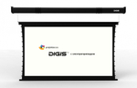 Экран потолочный Digis DSTA-16913 с электроприводом и растяжками 299x168 см (16:9)