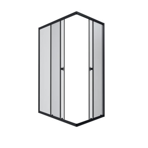 Душевое ограждение Triton Вента-Блэк 100х80