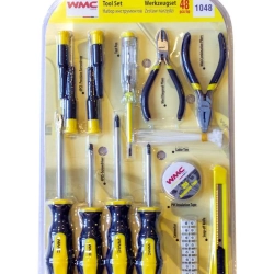 Набор инструментов для электрика, 48пр., в блистере WMC TOOLS WMC-1048