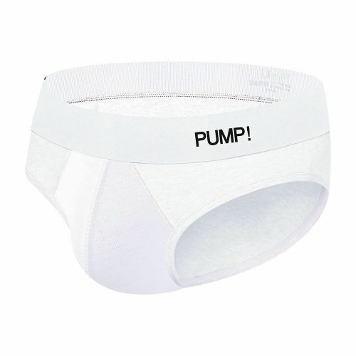 Мужские трусы брифы белые PUMP! PU002