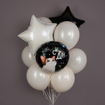 Фольгированный шар «С ДР! Котик», 46 см