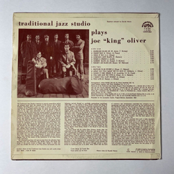 Винтажная виниловая пластинка LP Traditional Jazz Studio Plays Joe King Oliver (Чехословакия 1976)