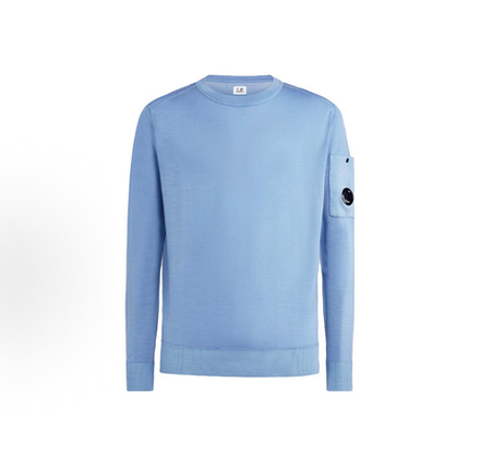 Свитер C.P. Company Cotton Crepe Crew Neck Lens Knit